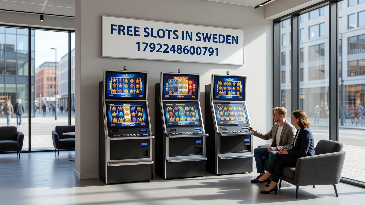Mobile device displaying a Swedish-regulated slot demo with progressive jackpot meter and regulatory seal visible