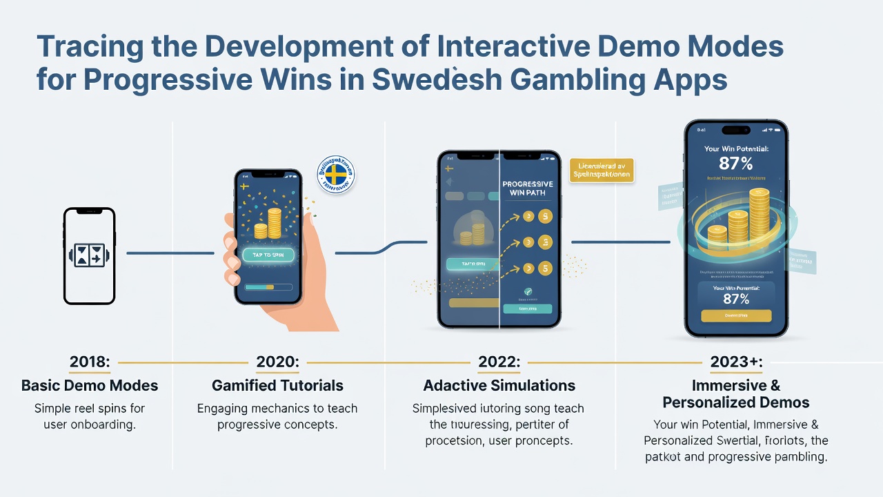 Modern interactive demo interface displaying progressive jackpot tracking in a Swedish gambling application